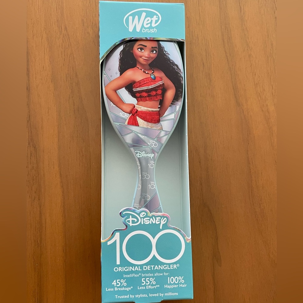 Disney 100 Wet Brush Moana Limited Edition New